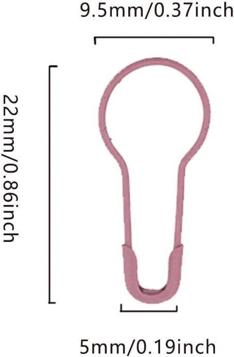 Pink Bulb Safety Pin Stitch Markers