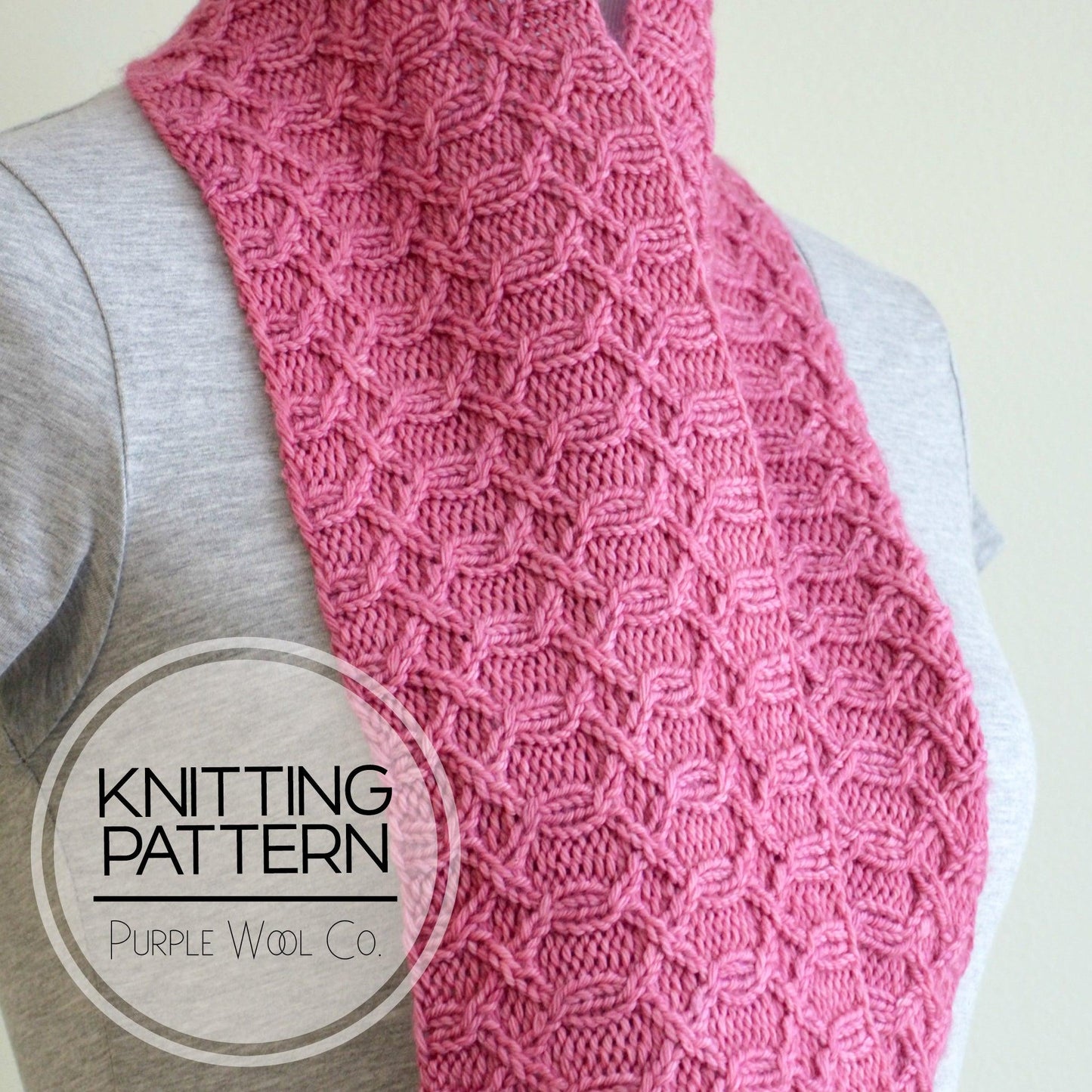 Garden Gate Cowl - PDF Knitting Pattern