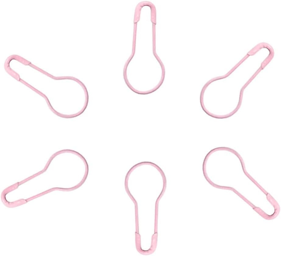 Pink Bulb Safety Pin Stitch Markers