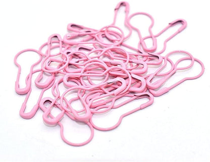 Pink Bulb Safety Pin Stitch Markers
