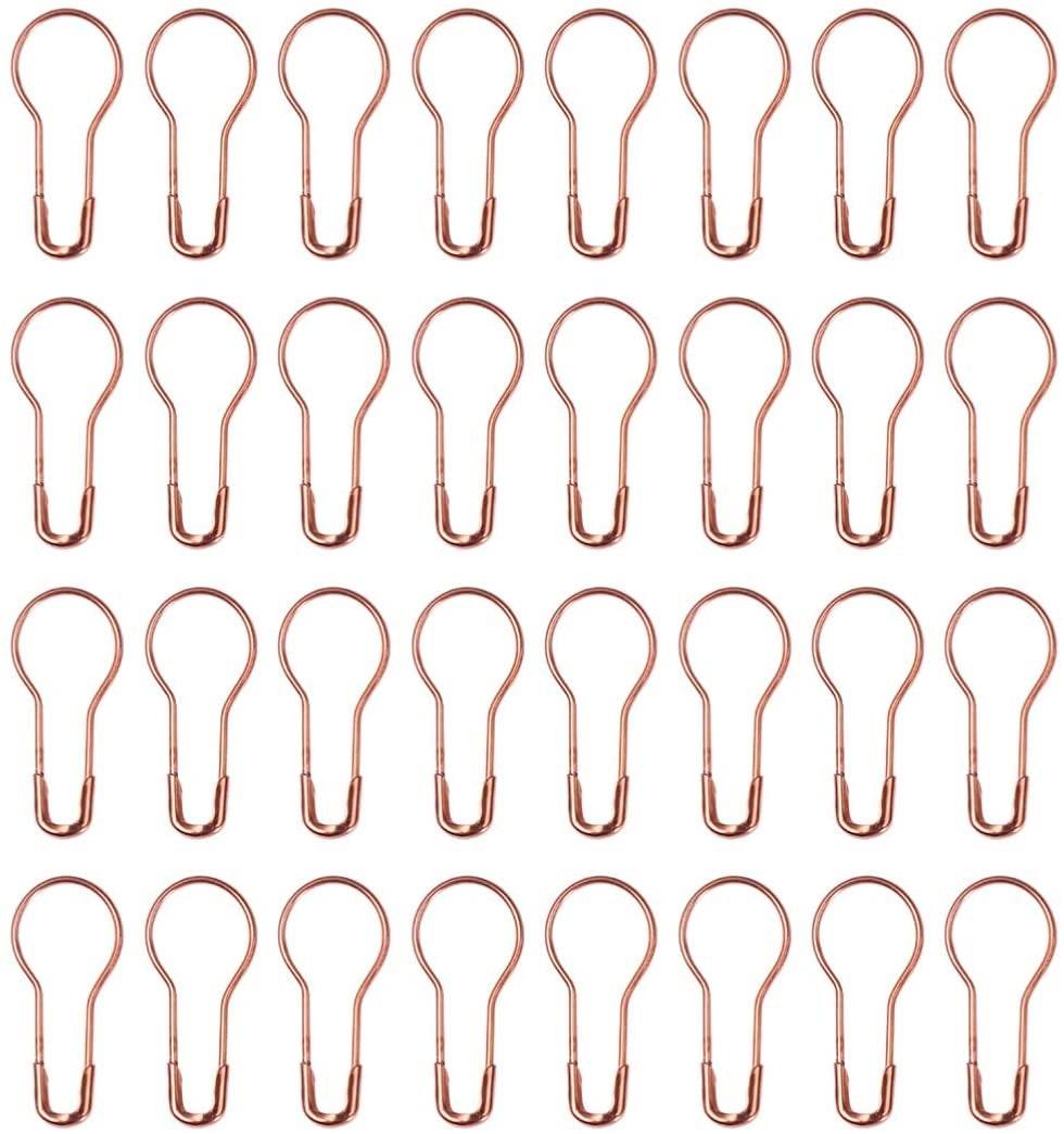 Rose Gold Bulb Safety Pin Stitch Markers