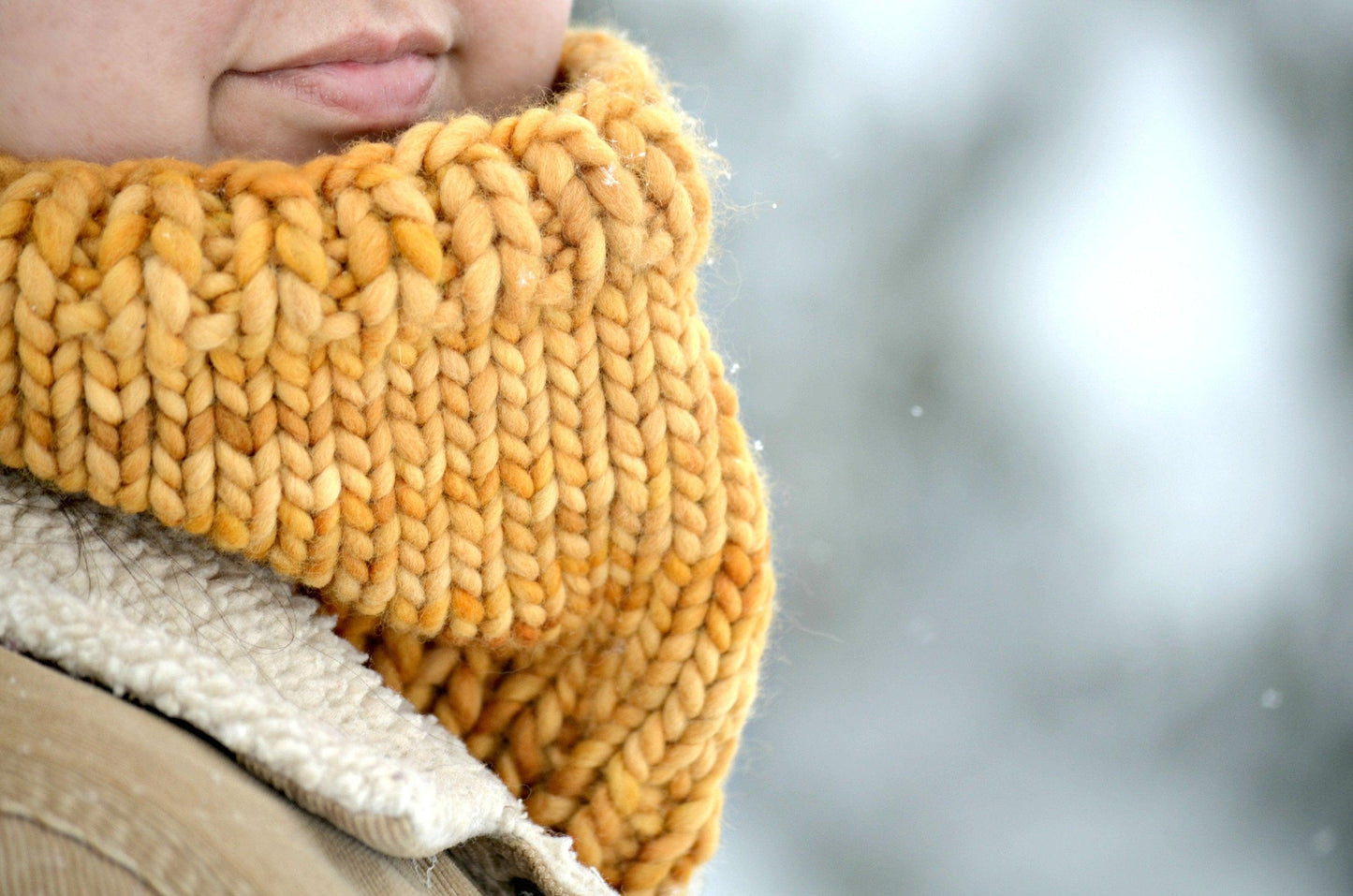 PLAIN JANE Hat and Cowl Combo - PDF Knitting Pattern