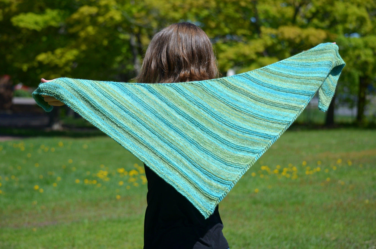 Homespun Magic Shawl - PDF Knitting Pattern