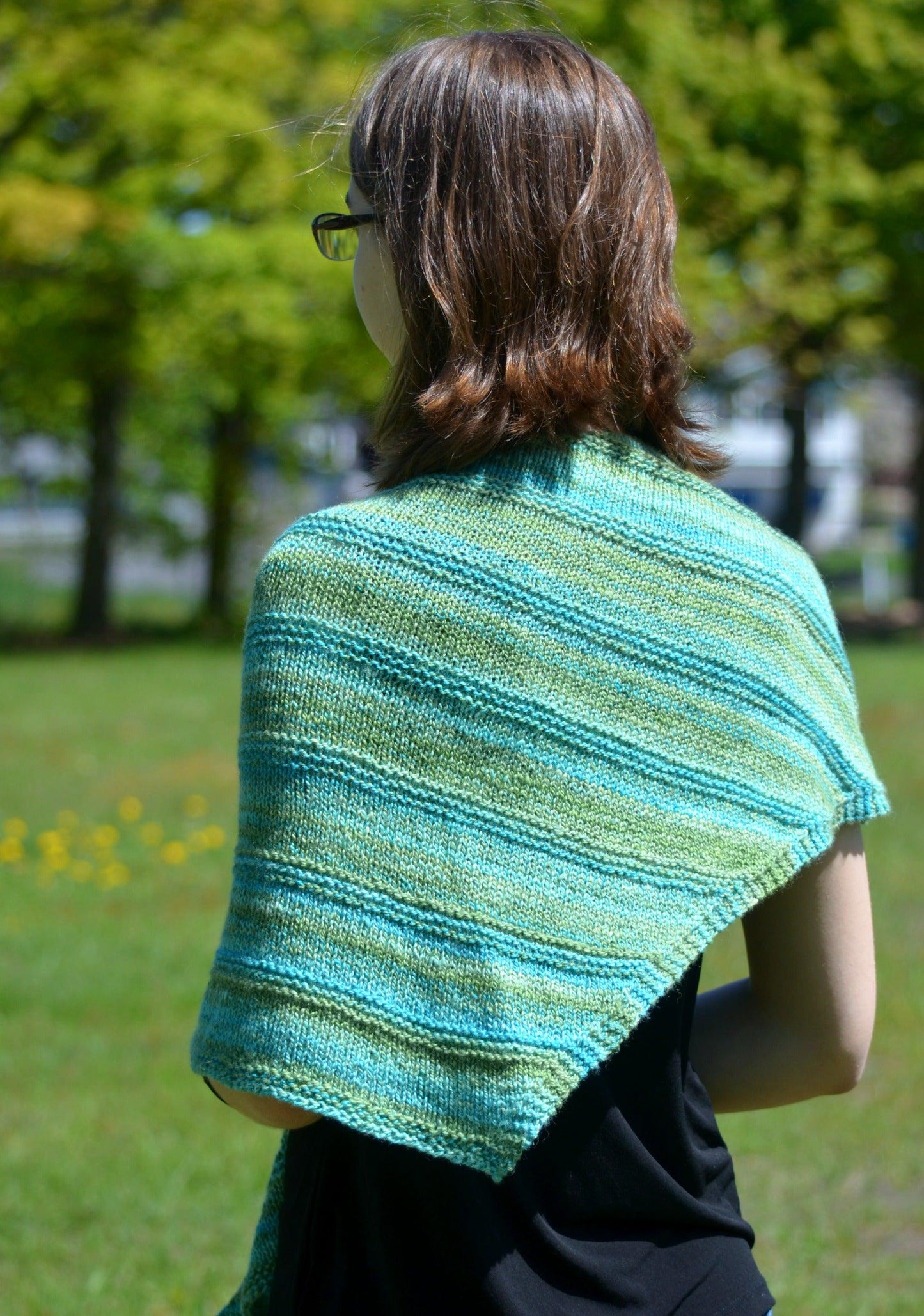 Homespun Magic Shawl - PDF Knitting Pattern
