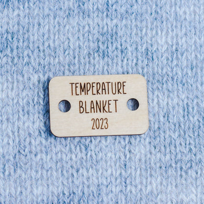 Temperature Blanket Button - 2023