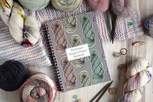 The Knitter's Design & Project Notebook - Pastel Rainbow