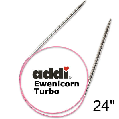 24 inch (60 cm) Addi Ewenicorn circular knitting needles