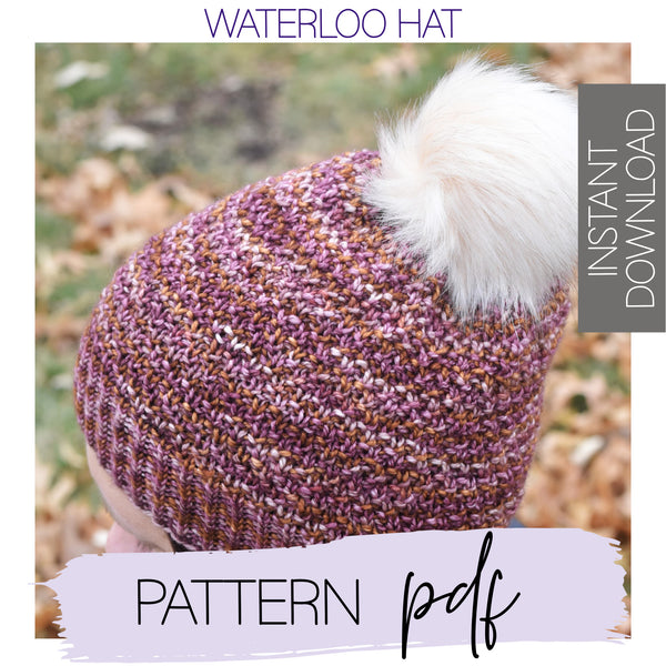 WATERLOO Hat - PDF Knitting Pattern
