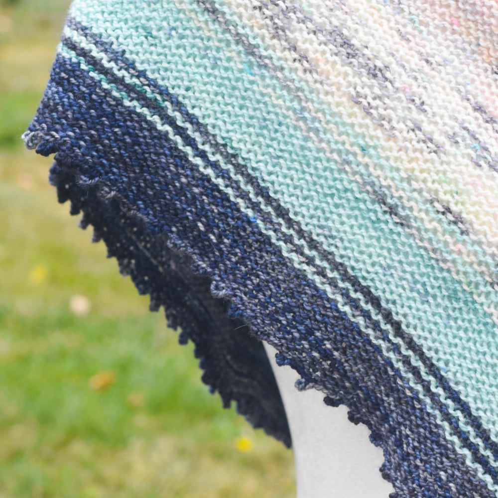 FABLE FADE Shawl - PDF Knitting Pattern