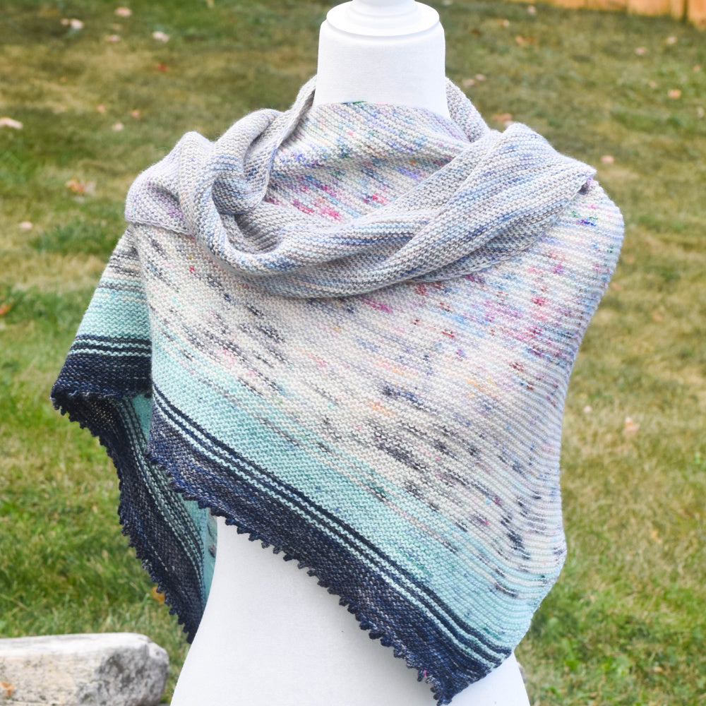 FABLE FADE Shawl - PDF Knitting Pattern