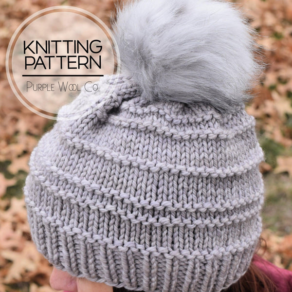 MICHAELA Hat - PDF Knitting Pattern