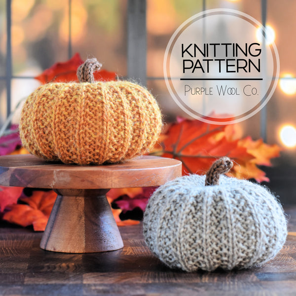 GINGER Mini Pumpkin - PDF Knitting Pattern
