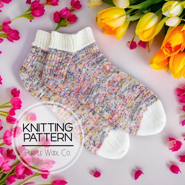 PENNY ANKLE Socks - PDF Knitting Pattern