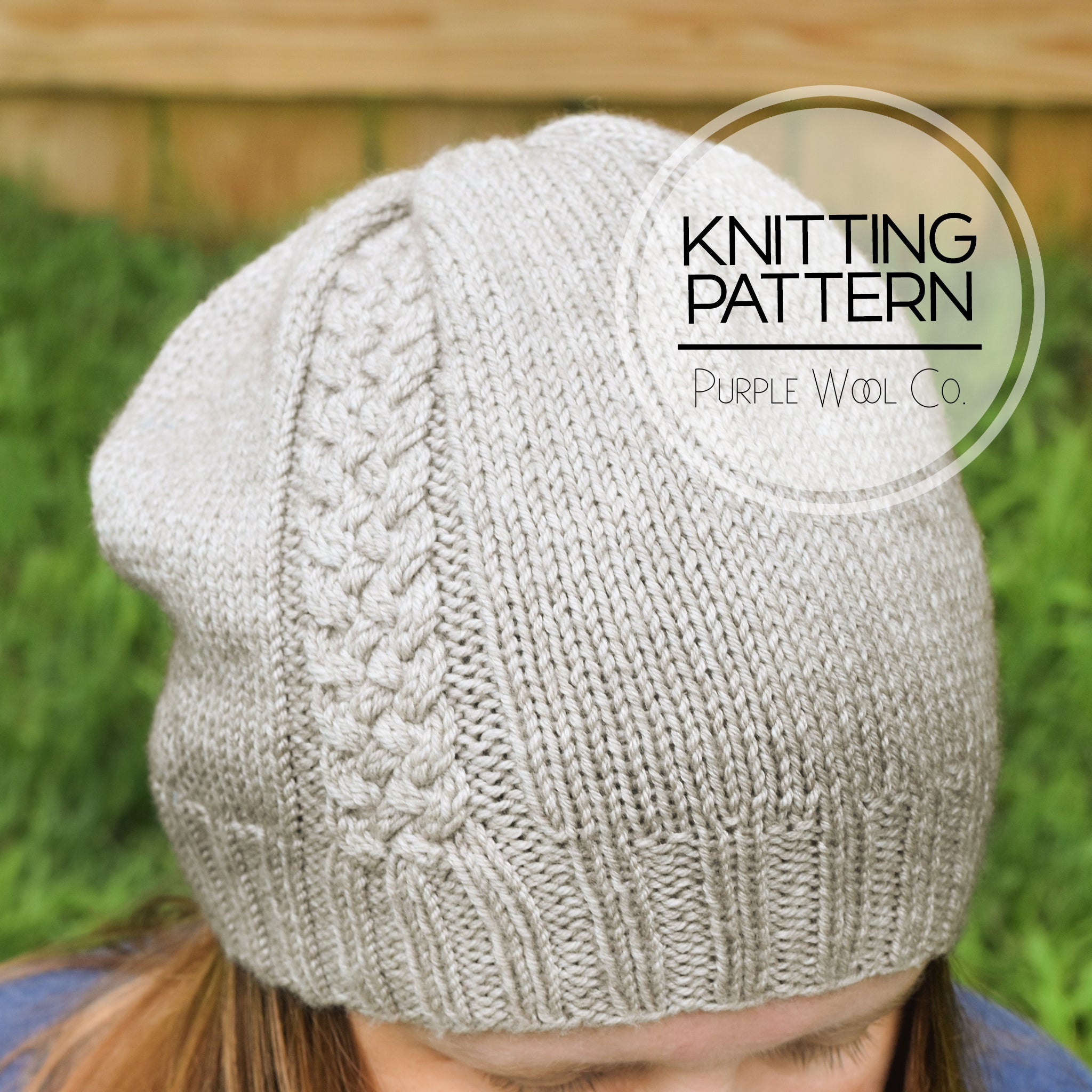 LEXIE Hat - PDF Knitting Pattern – Purple Wool Co.