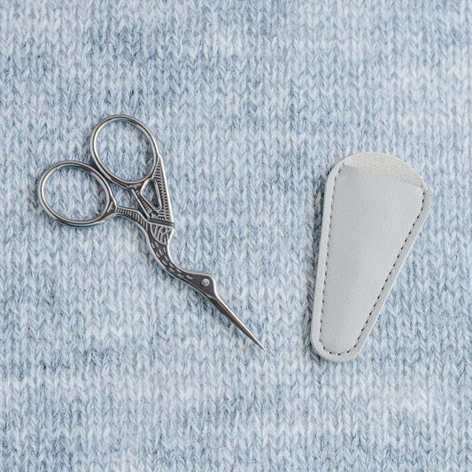 Silver Colored Stork Scissor