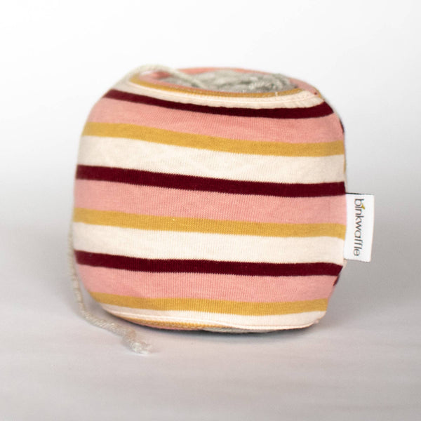 Pink & Burgundy Stripes COZY CAKES Yarn Cozy