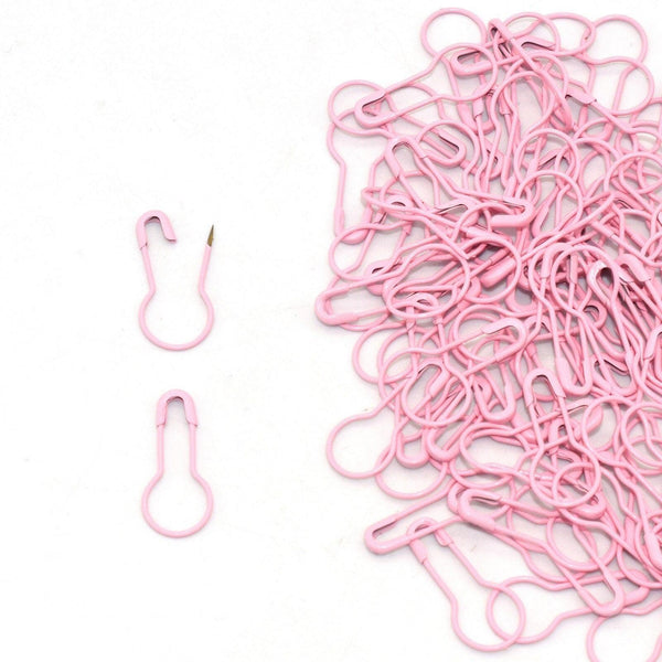 Pink Bulb Safety Pin Stitch Markers