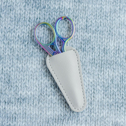 Multicolor stork scissor, Knit Scissors, embroidery scissor, cross stitch accessory, embroidery accessory, Stainless Steel, Cover