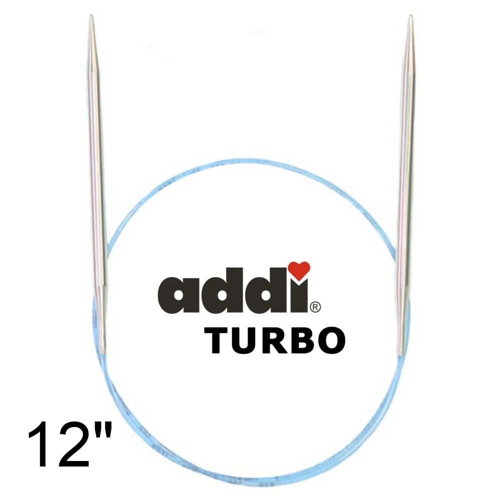 12 inch (30 cm) Turbo circular knitting needles - Available Size 0-9