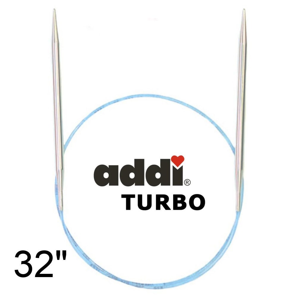 32 inch (80 cm) Turbo circular knitting needles - Available Size 0-19