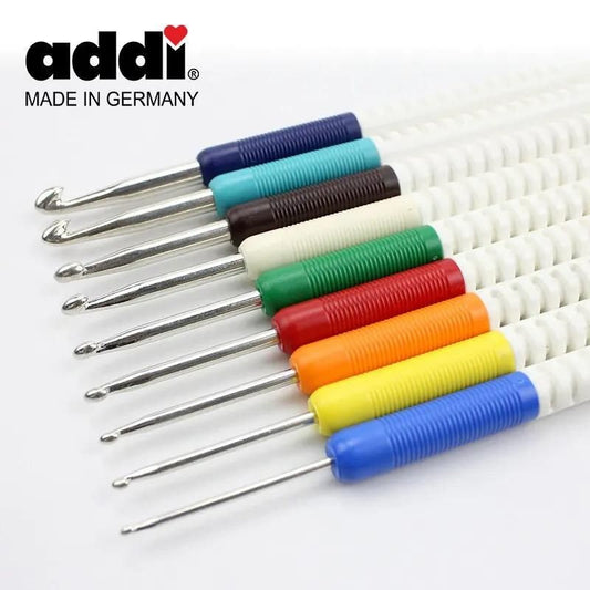 addi Aluminum Comfort Grip Crochet Hook, Sizes 2mm - 6mm