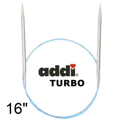 16 inch (40 cm) Turbo circular knitting needles - Available Size 0-17