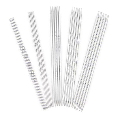 4 inch (10 cm) addi Aluminum Double Point Needles