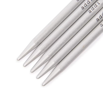 4 inch (10 cm) addi Aluminum Double Point Needles