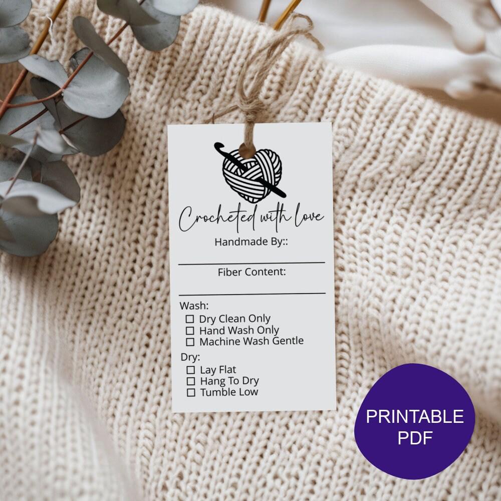 printable-crocheted-with-love-handmade-care-tags-purple-wool-co for Free Printable Crochet Care Tags PRINTABLE Crocheted With Love Handmade Care Tags – Purple Wool Co. for Free Printable Crochet Care Tags