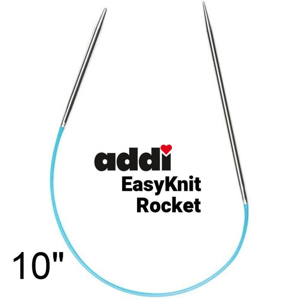 10 inch (25 cm) EasyKnit Rocket circular knitting needles - Available Size 0-8