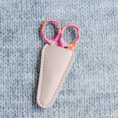 Pink Floral stork scissor, Knit Scissors, embroidery scissor, cross stitch accessory, embroidery accessory, Stainless Steel, Cover