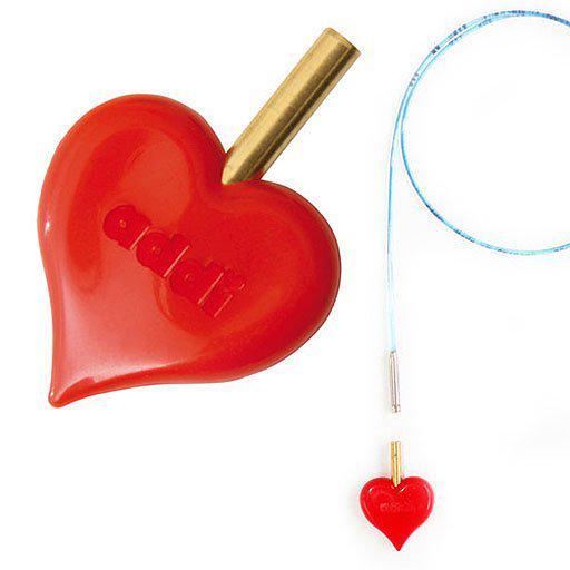 addi Click Heart Stoppers, Interchangeable Cord Stoppers