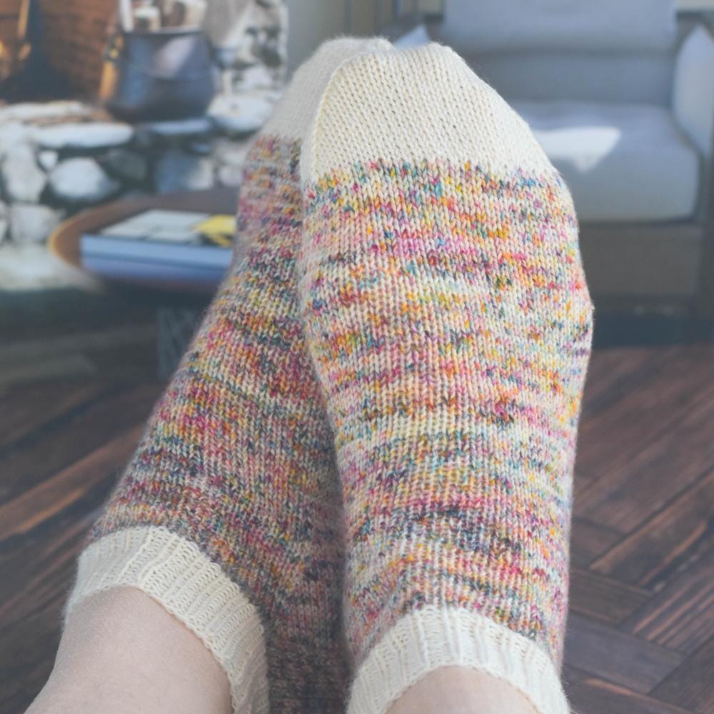 PENNY ANKLE Socks Knitting Pattern | PDF Socks Knitting Pattern | Fingering weight yarn | Double Point Socks | Knitting Pattern