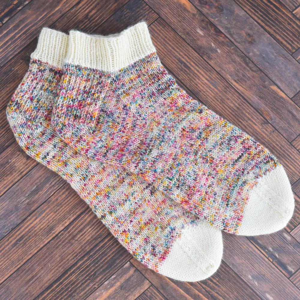 PENNY ANKLE Socks Knitting Pattern | PDF Socks Knitting Pattern | Fingering weight yarn | Double Point Socks | Knitting Pattern