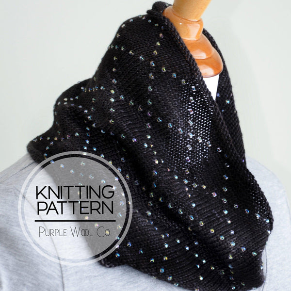 STARLIGHT Cowl - PDF Knitting Pattern