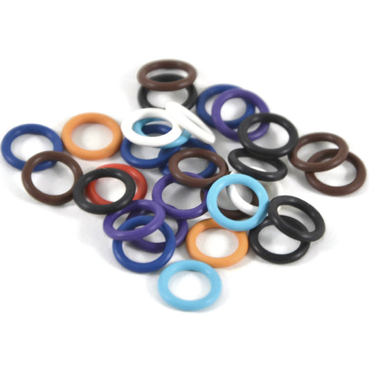 Round Silicone Stitch Markers 11mm - Color Mix