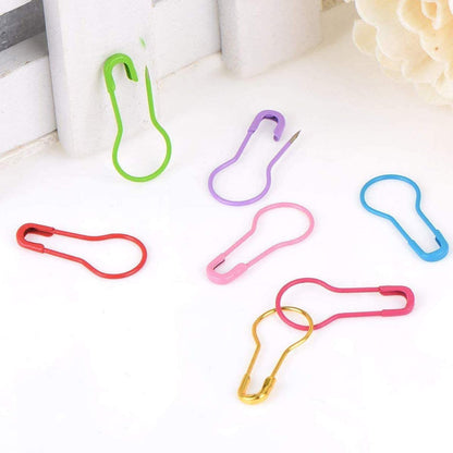 Rainbow Assorted Bulb Safety Pin Stitch Markers