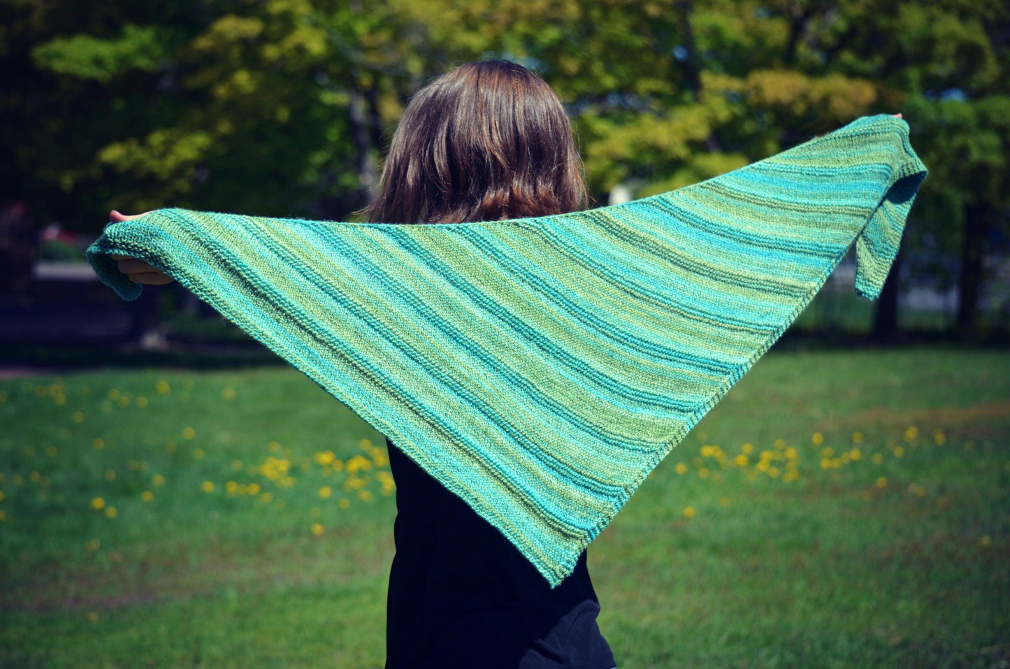 HOMESPUN MAGIC Shawl - PDF Knitting Pattern