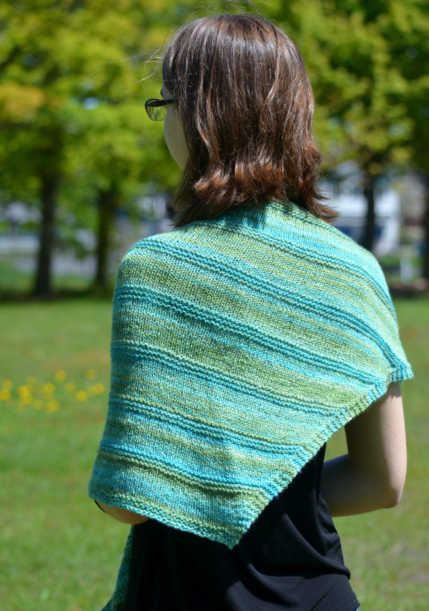 HOMESPUN MAGIC Shawl - PDF Knitting Pattern