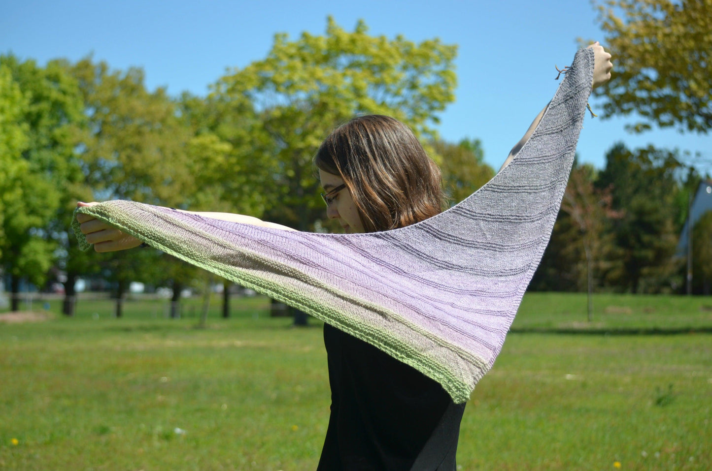 HOMESPUN MAGIC Shawl - PDF Knitting Pattern