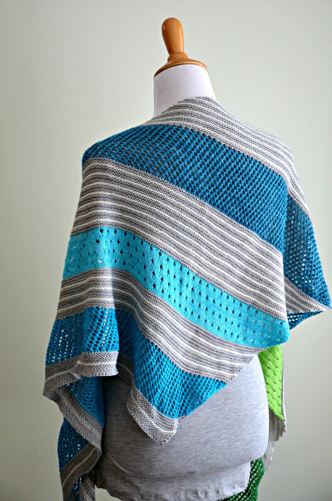 Lucky 7 Shawl - PDF Knitting Pattern