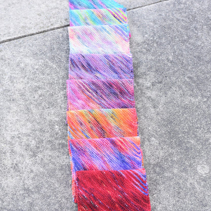 FIRESIDE FADE Scarf Knitting Pattern | PDF Scarf Knitting Pattern | Fingering weight yarn | Hand Knit Pattern | Knitting Pattern