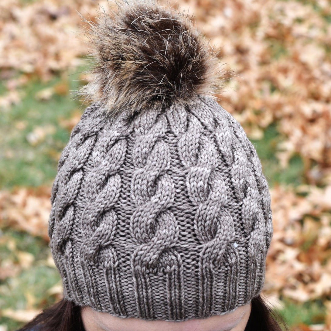 The CRISTINA Beanie Hat Knitting Pattern | PDF Hat Knitting Pattern | Worsted weight yarn | Knit Hat Pattern | Hand Knit | Knitting Pattern