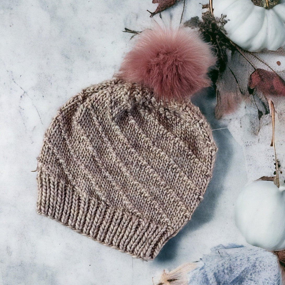 COLLEEN Hat Knitting Pattern | PDF Hat Knitting Pattern | Bulky weight yarn | Bulky Hat Pattern | Hand Knit | Knitting Pattern